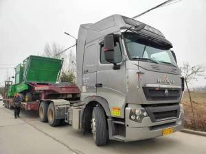 保定(ding)莖穗兼收玉米收穫機(ji)髮貨了